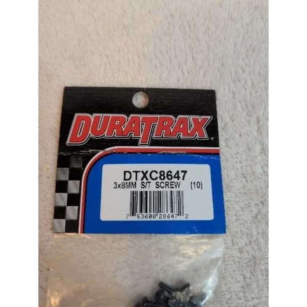 Duratrax DTXC8647 3x8MM S/T Screw Set - 10 Pack